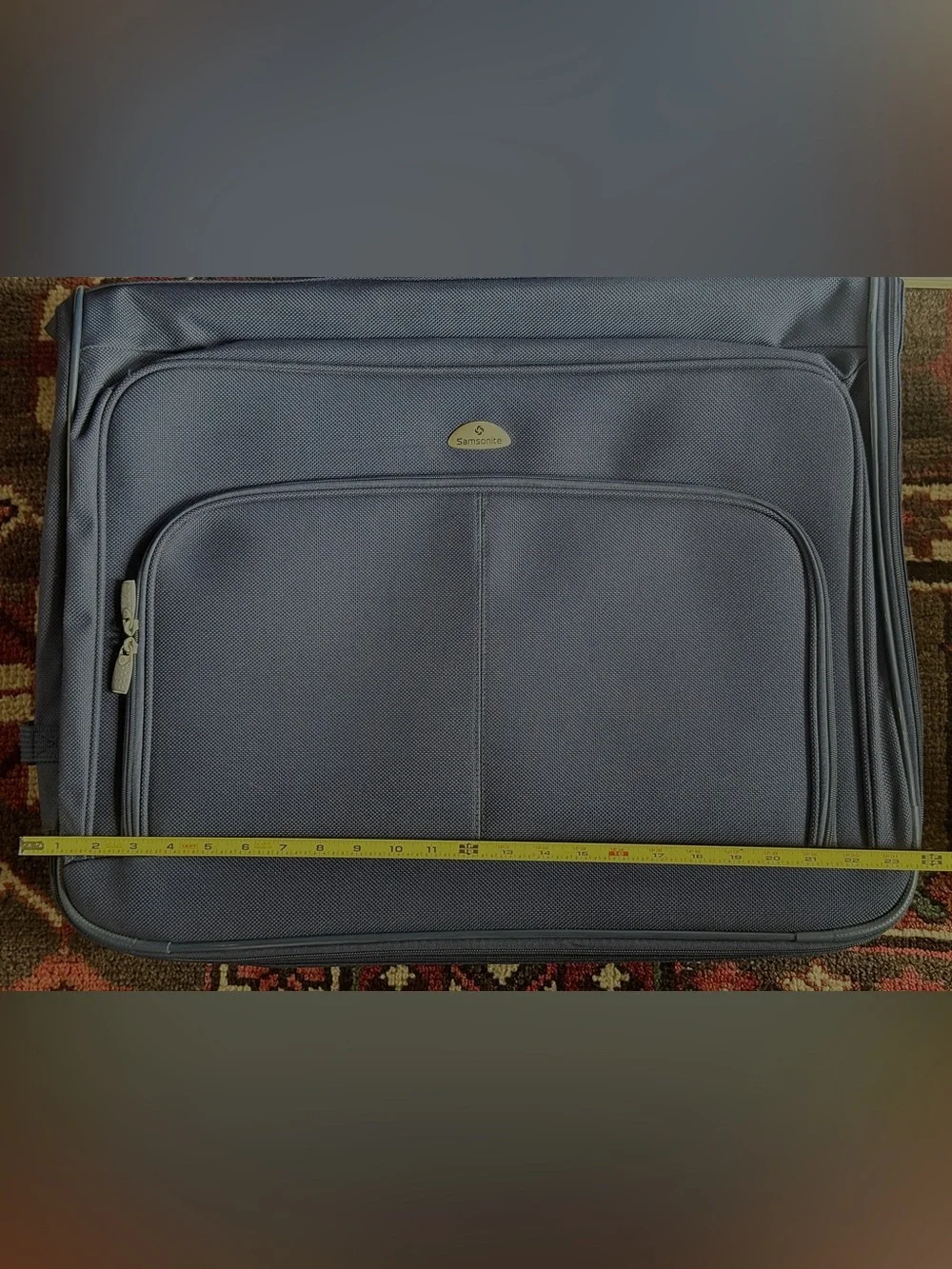 Samsonite navy blue suit / dress bi-fold garment travel bag